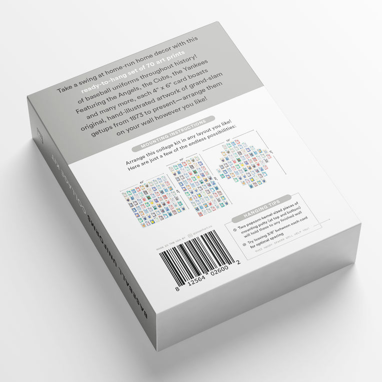 Pop Chart Lab Baseball Uniforms Collage Kit – Pop Chart