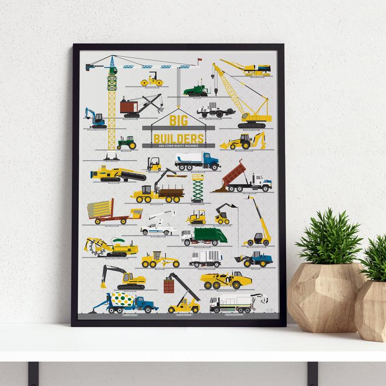 Pop Chart Lab Big Builders And Other Mighty Machines – Pop Chart