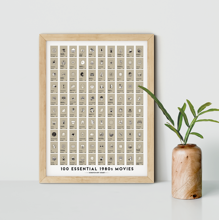 Pop Chart Lab Essential 1980s Movies Scratch-Off Chart – Pop Chart
