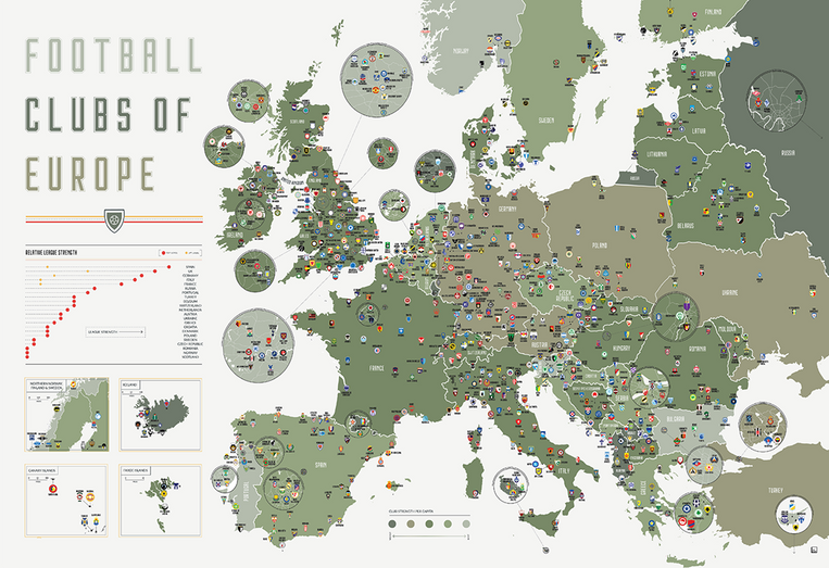 pop chart lab Football Clubs of Europe (2019 Design) – Pop Chart