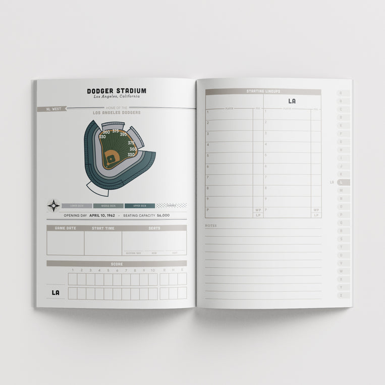 Pop Chart Lab Major League Ballparks Logbook – Pop Chart