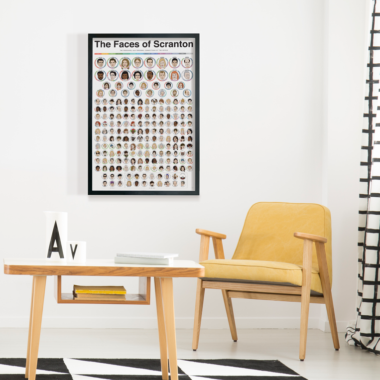 Pop Chart Lab The Faces Of Scranton – Pop Chart