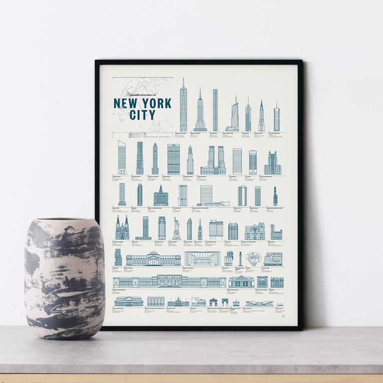 Pop Chart Lab Splendid Structures Of New York City – Pop Chart