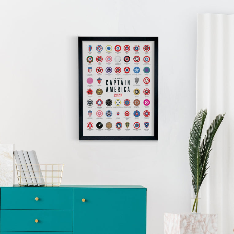 Pop Chart Lab The Shields Of Captain America – Pop Chart