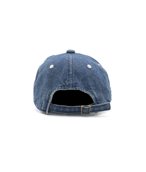 Pop Trading Company Fullcount & Pop 6-Panel Denim Baseball Cap “Dartford”