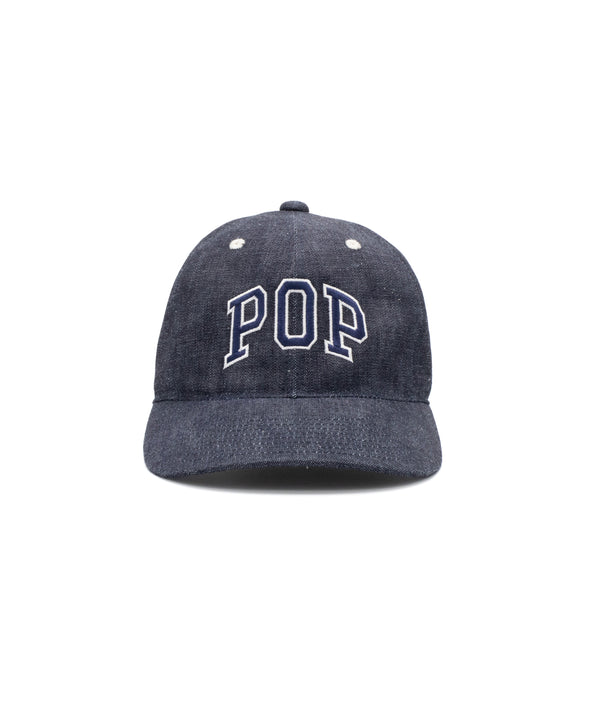 pop trading company Fullcount & Pop 6-Panel Denim Baseball Cap