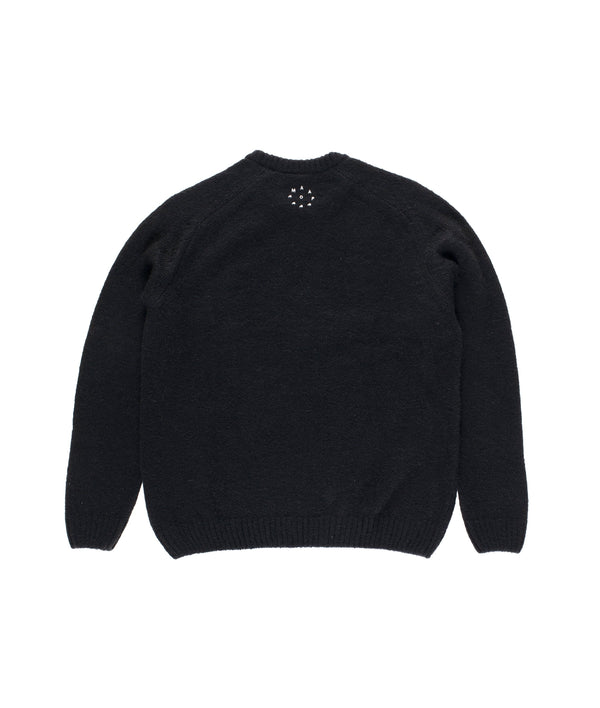 Pop Trading Company MAAP & Pop Graphic Mohair Knit Black