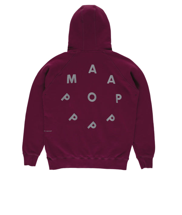 Pop Trading Company MAAP & Pop Logo Hooded Sweat Purple Potion