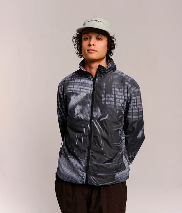pop trading company Pop Adam Reversible Jacket Silver