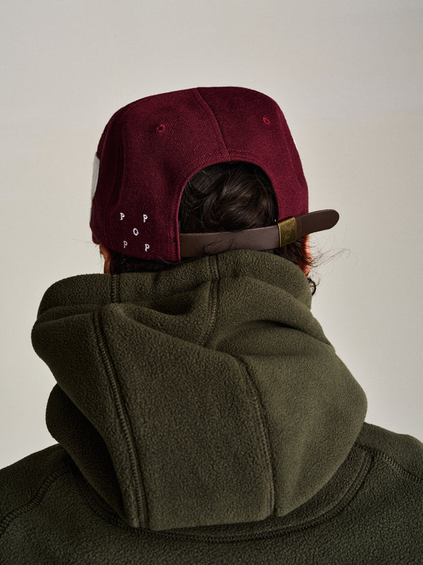 Pop Trading Company Pop Arch Hooded Sweat Duffel Green