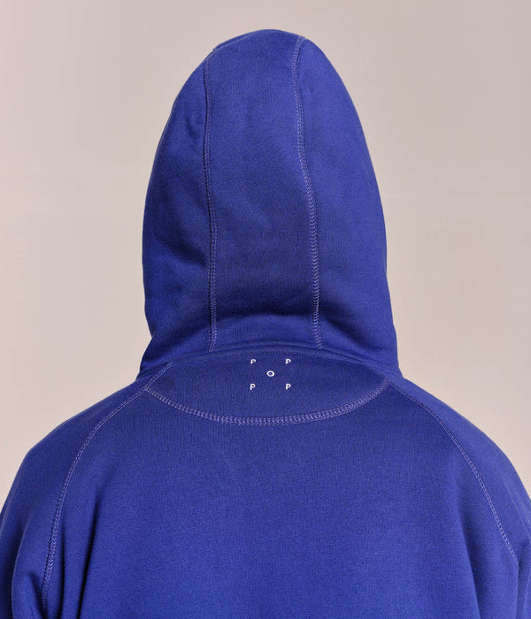 Pop Trading Company Pop Arch Hooded Sweat Twilight Blue