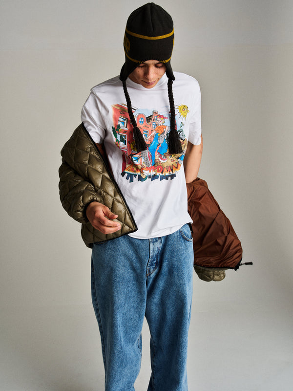 Pop Trading Company Pop Ben-G Amsterdam T-Shirt White