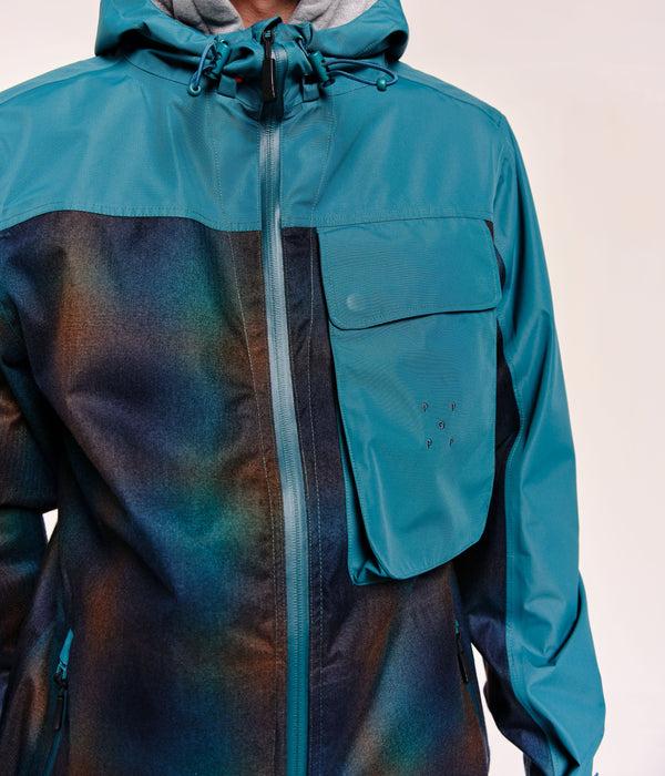 Pop Trading Company Pop Big Pocket Hooded Jacket Bayberry