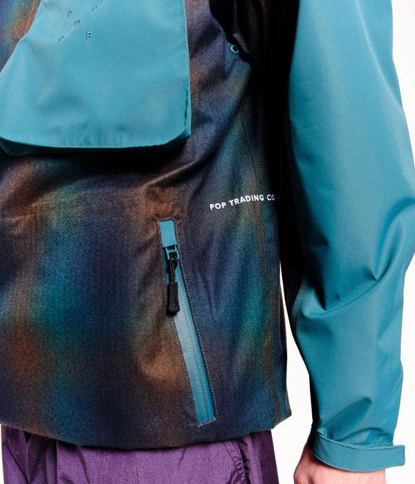 Pop Trading Company Pop Big Pocket Hooded Jacket Bayberry