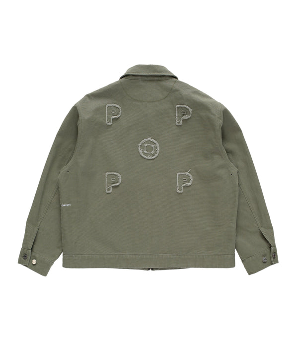 Pop Trading Company Pop Full Zip Jacket Four Leaf Clover