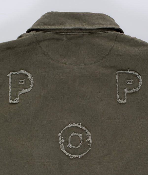 Pop Trading Company Pop Full Zip Jacket Four Leaf Clover