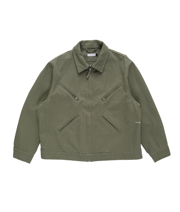 pop trading company Pop Full Zip Jacket Four Leaf Clover