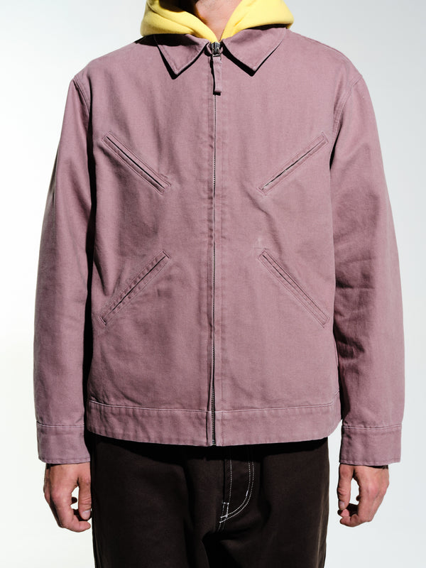 Pop Trading Company Pop Full Zip Jacket Twilight Mauve