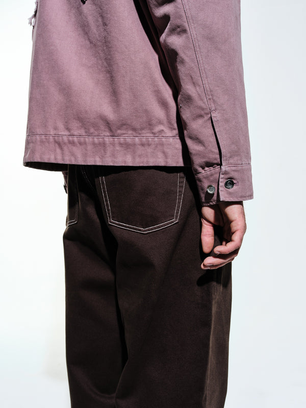 Pop Trading Company Pop Full Zip Jacket Twilight Mauve