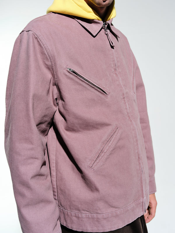 Pop Trading Company Pop Full Zip Jacket Twilight Mauve