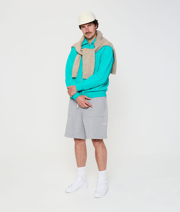 pop trading company Pop Full Zip Sweat Peacock Green