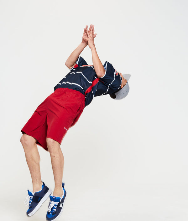 Pop Trading Company Pop Gingham Fivepanel Hat Navy/White