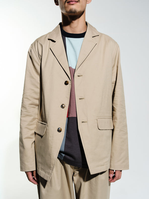 Pop Trading Company Pop Hewitt Suit Jacket White Pepper