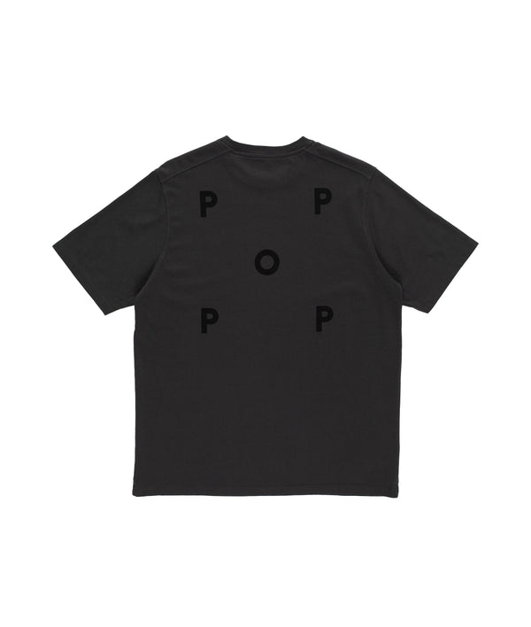 Pop Trading Company Pop Logo T-Shirt Anthracite/Black