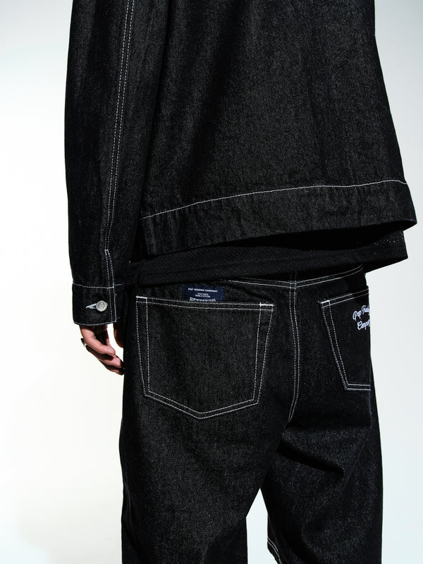 Pop Trading Company Pop Longer DRS Short Black Denim