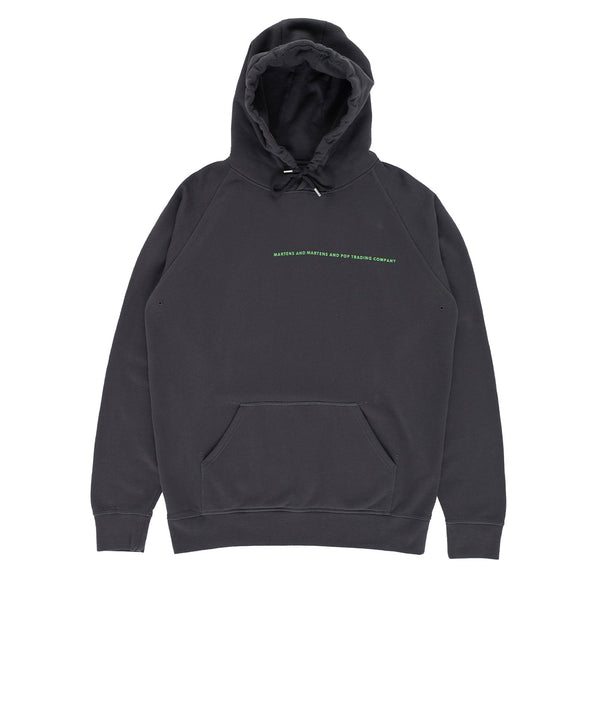 Pop Trading Company Pop & Martens & Martens Hooded Sweat Anthracite