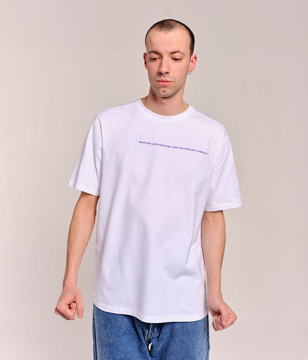 Pop Trading Company Pop & Martens & Martens T-Shirt White
