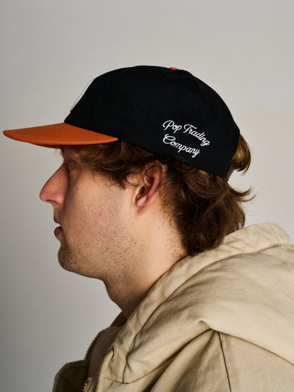 Pop Trading Company Pop O Sixpanel Hat Black/Cinnamon Stick