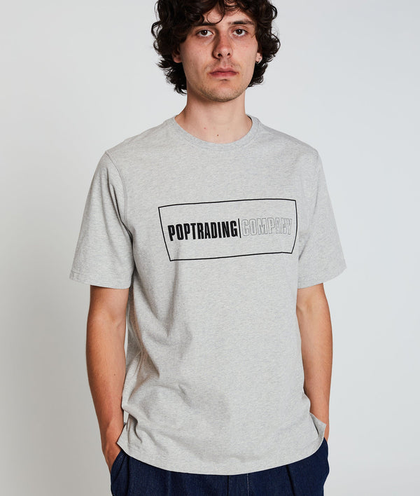 pop trading company Pop Pop This Head T-Shirt Heather Grey