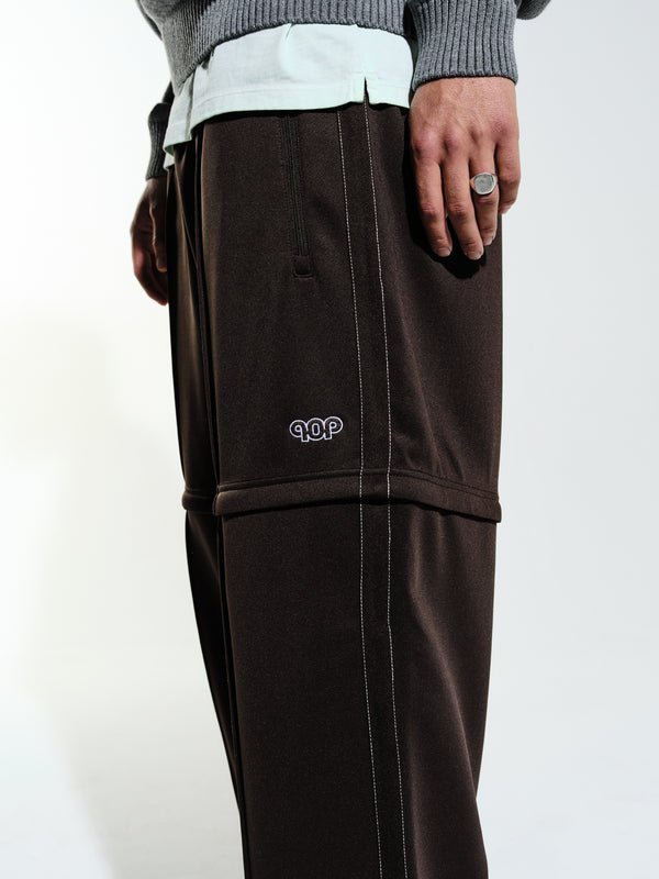 pop trading company Pop Pub Zip Off Track Pant Delicioso
