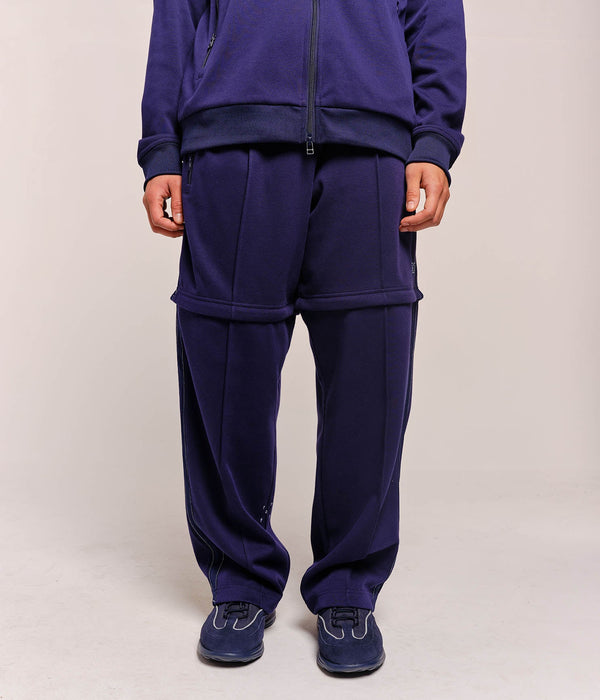 Pop Trading Company Pop Pub Zip Off Track Pants Navy