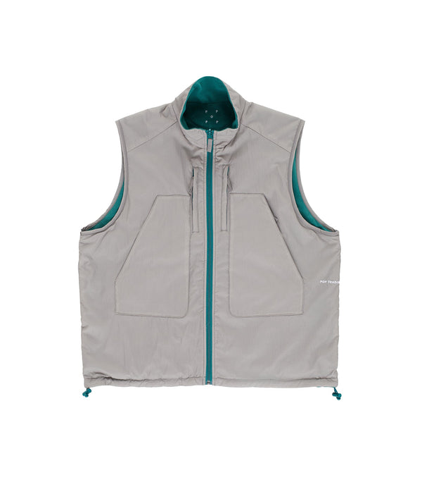pop trading company Pop Reversible Safari Vest Wet Weather/Bayberry