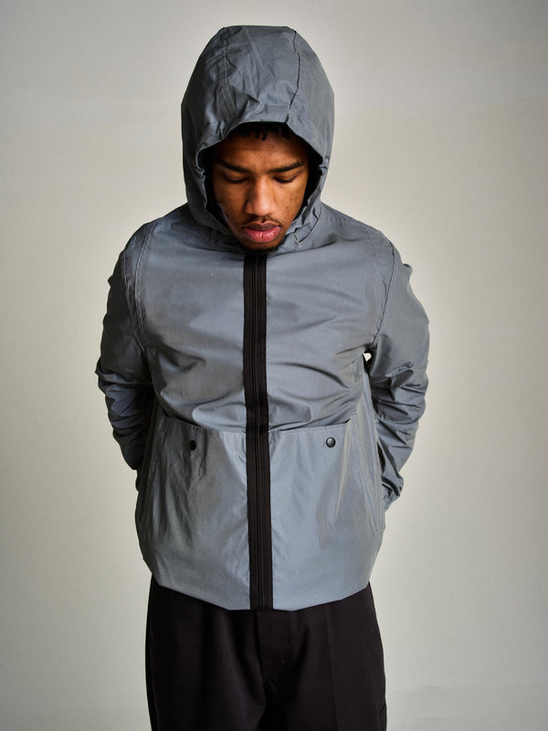 Pop Trading Company Pop Reversible Tech Jacket Anthracite/Reflective