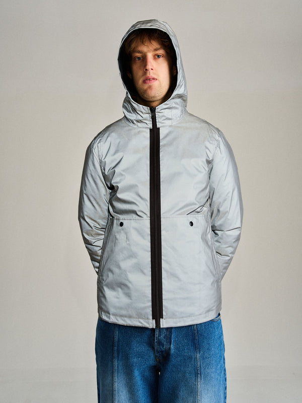 Pop Trading Company Pop Reversible Tech Jacket Anthracite/Reflective