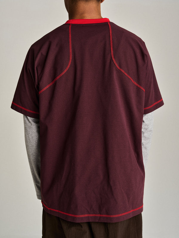 Pop Trading Company Pop Sports T-Shirt Fudge/Goji Berry