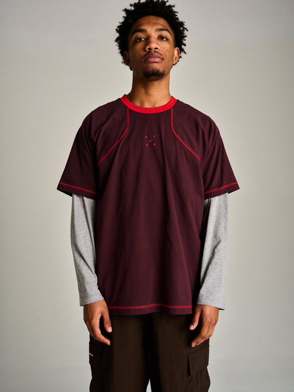 pop trading company Pop Sports T-Shirt Fudge/Goji Berry