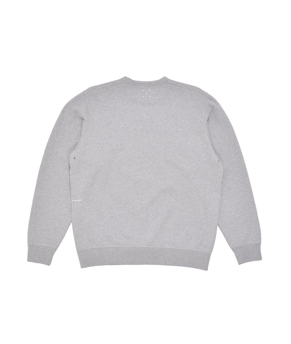 Pop Trading Company Pop St Annen Crest Crewneck Sweat Heather Grey