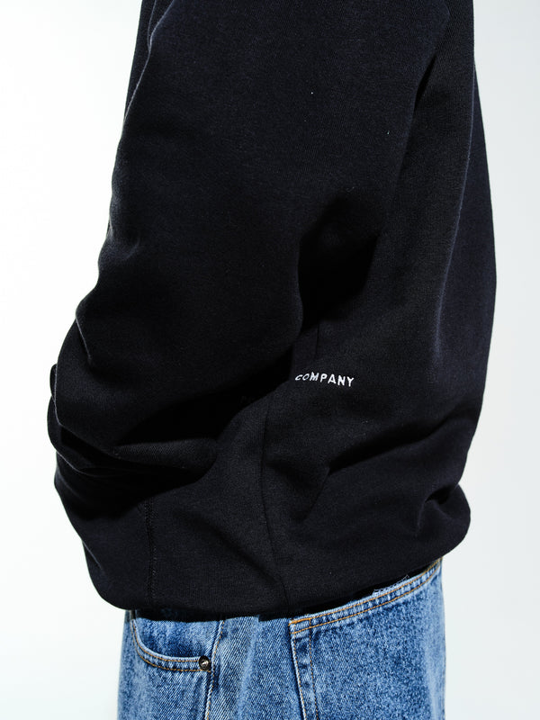 Pop Trading Company Pop Arch Hooded Sweat Black