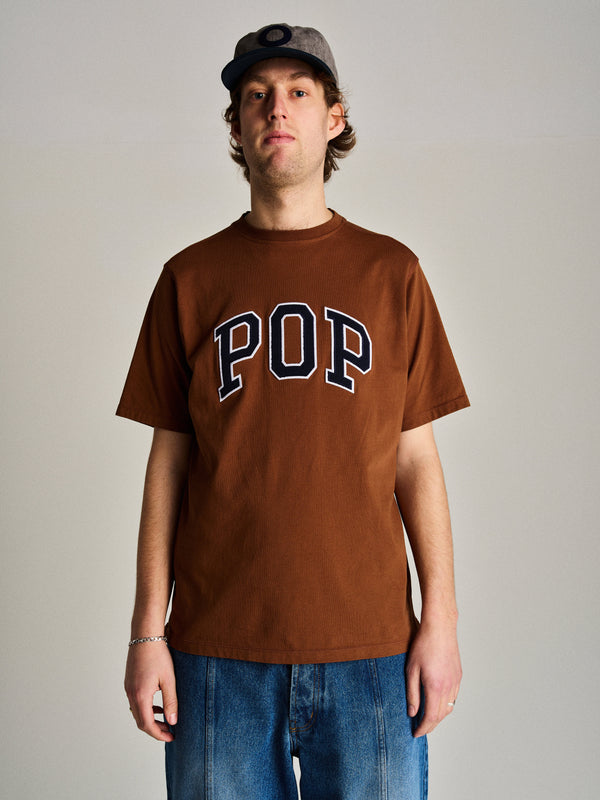pop trading company Pop Arch T-Shirt Bison