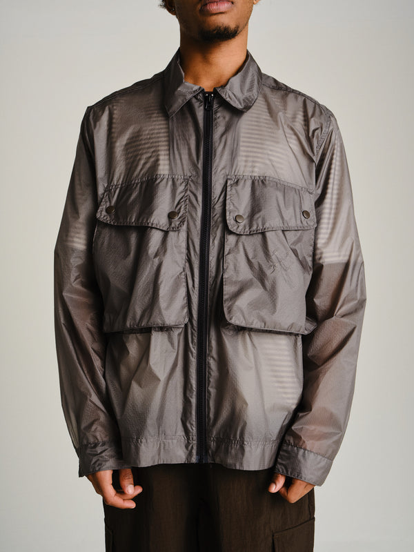 Pop Trading Company Pop Boxer Overshirt Charcoal