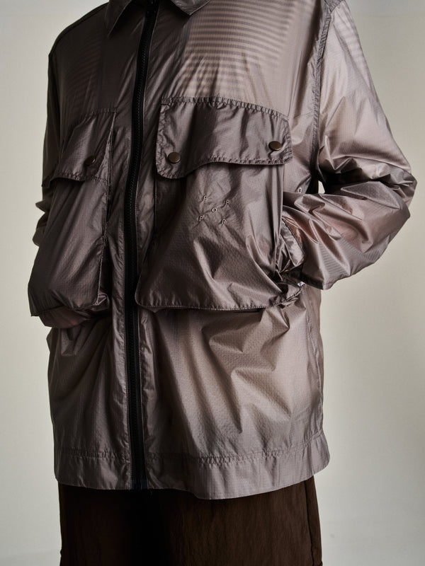 Pop Trading Company Pop Boxer Overshirt Charcoal