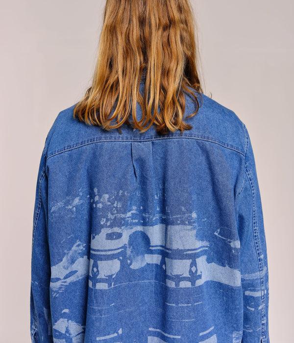 Pop Trading Company Pop Denim Shirt Rinsed Denim