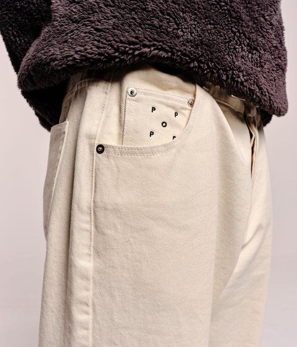Pop Trading Company Pop DRS Pants Off White Denim
