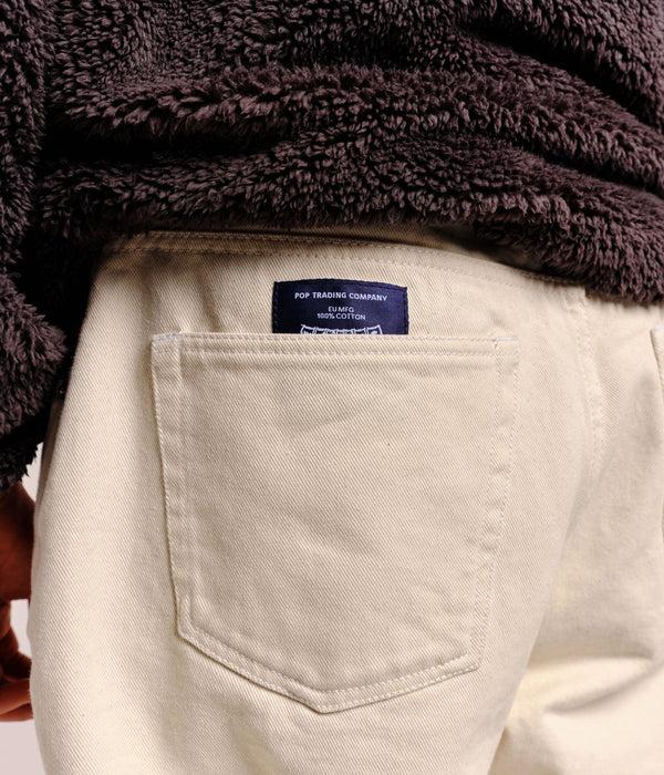 Pop Trading Company Pop DRS Pants Off White Denim