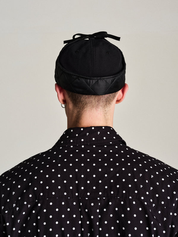 Pop Trading Company Pop Earflap Hat Black