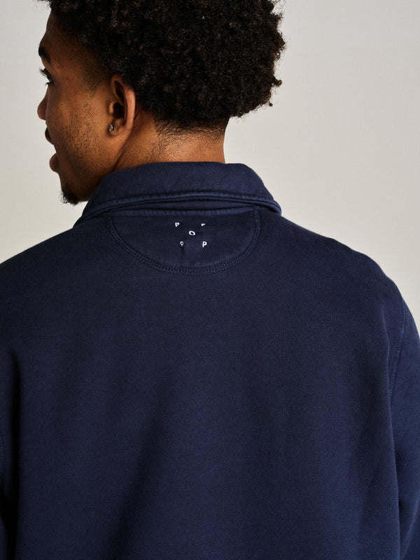 Pop Trading Company Pop Halfzip Sweat Navy